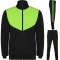 Solid black / Lime 