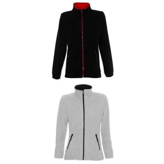 LADIES FLEECE JACKET FOR PRINTING - DUET