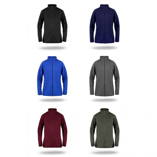 WOMEN'S FLEECE JACKET FOR PRINTING - MELLOW