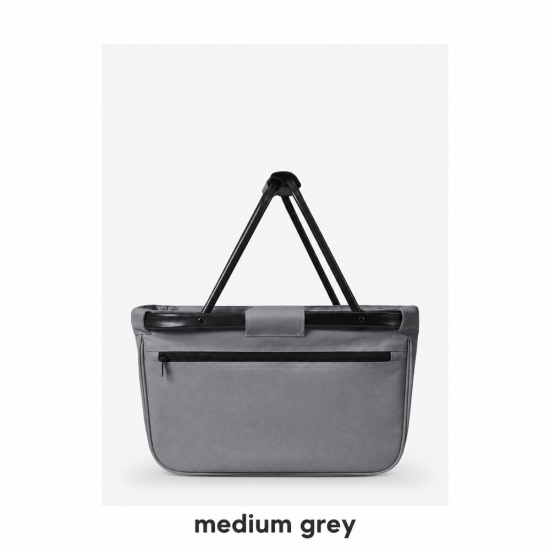 Salokāms iepirkumu grozs BLACKBASKET 20 l ar logo (cena bez logo)