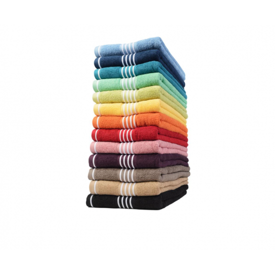 Kvalitatīvs kokvilnas dvielis Rio Color 500 g/m2, 50x100, 70x140cm, Vācija