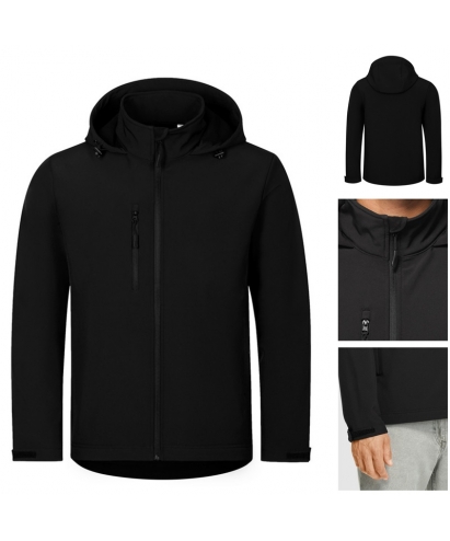 VĪRIEŠU SOFTSHELL JAKA APDRUKAI
