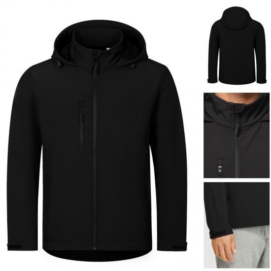 VĪRIEŠU SOFTSHELL JAKA APDRUKAI