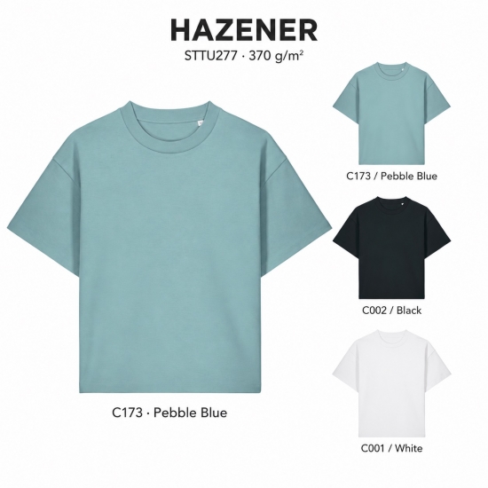 Stanley/Stella Hazener — unisex marškinėliai, 370 g/m² — STTU277