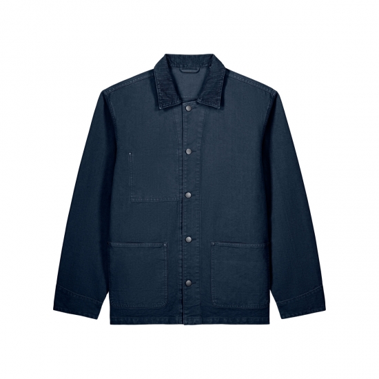 Stanley/Stella Chore Jacket — unisex audekla jaka, 379 g/m² — skats no priekšpuses