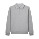 Stanley/Stella Proper — unisex polo džemperis su užtrauktuku, 280 g/m² — vaizdas iš priekio