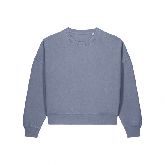 Stanley/Stella Stella Alma Vintage — moteriškas džemperis, 320 g/m² — vaizdas iš priekio