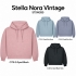 Stella Nora Vintage — moteriškas džemperis su gobtuvu, 320 g/m²