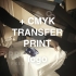 + digitāla transfer druka CMYK 10x10