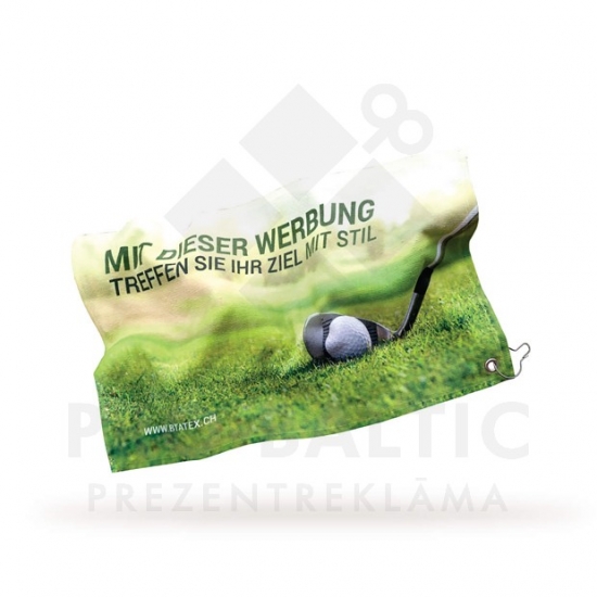 Golf towels 30x50 cm with full color print
