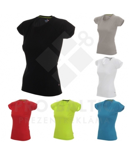 Sieviešu t-krekls Chill  ar CMYK logo druku (iekļauts cenā)